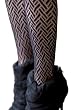 Capezio New York Womens Geometric Fishnet Tights