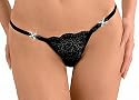 Eros Veneziani String Tanga, No 2665, schwarz
