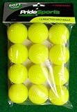 PrideSports Practice Golf Balls, Foam, 12 count, Yellow