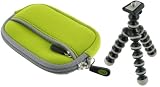 Neoprene Sleeve Case and Premium Tripod for Casio Exilim EX S5 10MP Digital Camera Purple 418VdIQWYhL. SL160 Neoprene Sleeve Case and Premium Tripod for Casio Exilim EX S5 10MP Digital Camera Purple
