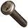 Stainless Steel Machine Screw, Pan Head, Tamper-Resistant Drilled Spanner Drive