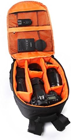 Camera Backpack DSLR SLR Camera Bag Video Padded Backpack Waterproof for Canon, Nikon, Sony, Olympus, Samsung, Panasonic, Pentax Cameras 13.0" X 10.4 "X 4.9" (B)