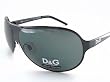 Dolce & Gabbana D&G 6025 01/87 Sunglasses 66-10-115 Grey Lense Black Frame