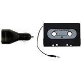 Scosche IUCACR USB Car Adapter and Universal Cassette Adapter for iPod/MP3 Players
