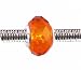 Pandora Style Charm Bead (Z59) Faceted Murano Style / Lampwork Glass (14mm x 10mm) (fits Troll too)