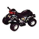 Taz 4x4 Power ATV Ride On with Lights & Sound- Black