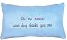 123 Creations C801B.10x16 Inch Icy Blue Cashmere Blend Saying Pillow - Be the Person