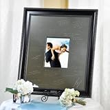 IMAGE OF Elegant Signature Picture Frame with Engraved Photo Mat Customize: Yes