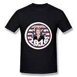 Design 2016 President Election Hillary Clinton Logo T-shirts For Men Black