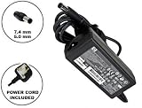 New GENUINE HP 18.5V 3.5A Laptop Charger AC Adapter for HP Compaq 6515b, 6535b, 6730s, 6735s, NC6140, NC6400, NX6310, NX6325, Compaq Presario CQ40, CQ50, CQ60 series, HP Pavilion G50, G60, G70 series, HP Pavilion DV4, DV5, DV7 - 1 Year Warranty - POWER HOUSE