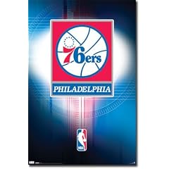 Philadelphia 76ers Team Logo Basketball NBA Poster