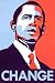 Barack Obama Change Subject Poster Print, 24x36