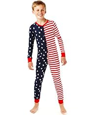 Pure Cotton Striped & Skull Print All-in-One