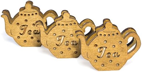 CatRat's Little Teapot Card / Photo / Message Holder - Set of 3 (Brown)