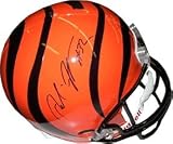 Rudi Johnson Autographed/Hand Signed Cincinnati Bengals Full Size Replica Helmet