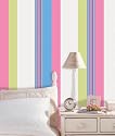 Brewster Ribbon Candy Purple Stripe Wall Pops, Single Strip
