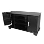 Walker Edison 42-Inch Morristown Wood TV Console, Black