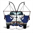 Hammaka 40508-KP Trailer Hitch Stand and 2 Black Hammaka Chairs Combo - WD