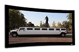 Elite Screens Curve84WH1 Curve Series Curve-Fixed Frame Projection Screen