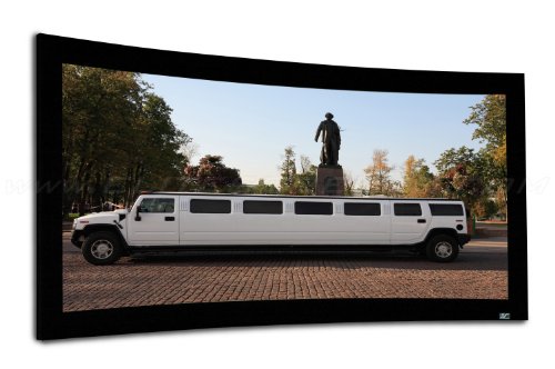 Elite Screens Curve235-125A1080 Curve235 Series Curve-Fixed Frame Projection Screen