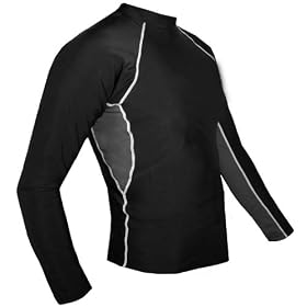 Mens' Rashguard - long Sleeve Black