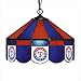 Imperial Texas Rangers Licensed 16-Inch Diameter Stained Glass Pub Light