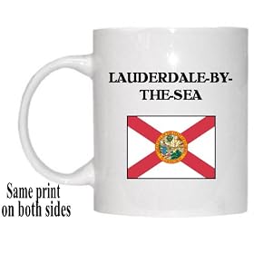 US State Flag - LAUDERDALE-BY-THE-SEA, Florida (FL) Mug