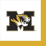 36 Pack University of Missouri Cocktail Paper Napkins