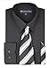 Fortino Landi Men's Long Sleeve Dress Shirt, Tie And Hanky Set - Many Colors