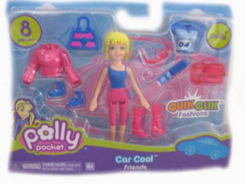 Polly Pocket Car Cool Friends Polly Doll Set