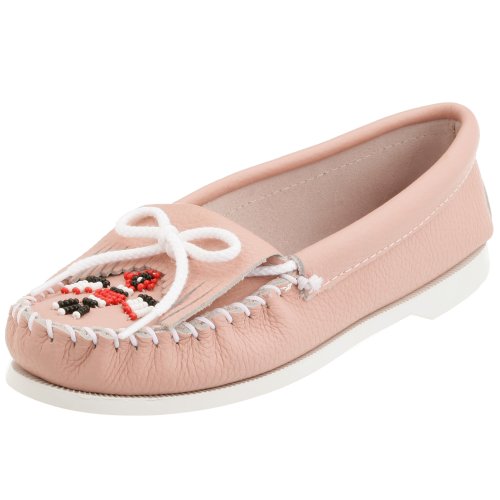 [ミネトンカ] Thunderbird Smooth Leather Boat Sole