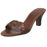 Circa Joan & David Women's Tangy Low Heel Sandal,Dark Brown,11 M