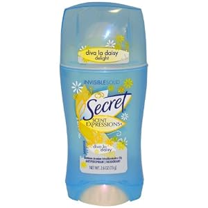 Secret Scent Expressions Invisible Solid, Diva la Daisy, 2.6-ounces (Pack of 4)