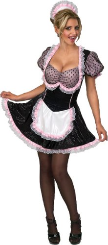 �ǥ�å��� �ե��� �ᥤ�� Deluxe French Maid Costume 56092