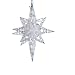 Bethlehem Lighting Indoor/Outdoor 18-Inch Star of Bethlehem with Sphere and 120 Lights, Clear