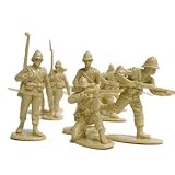 The Zulu War - British Infantry At Islandwana Plastic Army Men: 16 piece set of 54mm Figures - 1:32 ScaleIMAGE