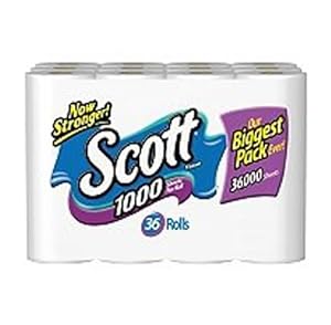 Scott 1000 Bathroom Tissue, 36-Pack