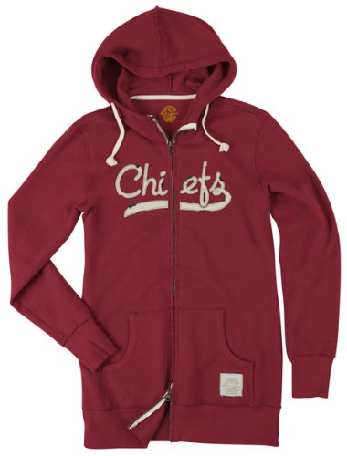 Kansas City Chiefs Women's Retro Sport Script Full-Zip Hooded Sweatshirt
