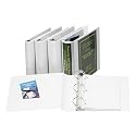 Samsill 17787 Top Performance DXL Insertable Angle-D Binder, 3 Capacity, White