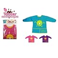 Tablier manche longue pour fille - rose ou violet - EC2099