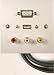 Euronetwork Av Installation Wall Plate 3 X Rca Phono Sockets Plus 1 X Hd15 svga Vga 1 X Usb Type A Socket Soldered Assembly With Cables 45mm Backbox 150m note Usb Cable 110mm