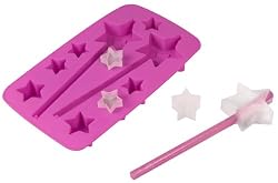 Fred Ice Princess Star-Shaped Ice Cube Tray with Straws
