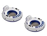 INTEX River Run I Inflatable Water Floating Tubes - 2 Pack