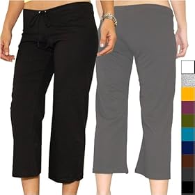 American Apparel Fine Jersey Yoga Capri Pant