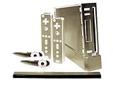 Nintendo Wii Skin - NEW - BRUSHED SILVER system skins faceplate decal mod