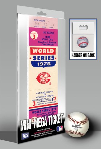 1975 World Series Mini-Mega Ticket - Cincinnati Reds