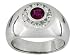 14K White Gold Man's Ruby and Diamond Ring 14K White Gold Man's Ruby and Diamond Ring
