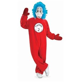 The Cat In The Hat Dr. Suess Cat In The Hat - Thing 2 Mascot Adult (Standard One-Size) by BuyCostumes
