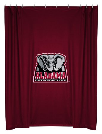 Sports Coverage Alabama Crimson Tide Shower Curtain