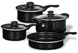 Best sale price for Cuisine Select Criterion 7 Piece Cookware Set, Black. Free Shipping.